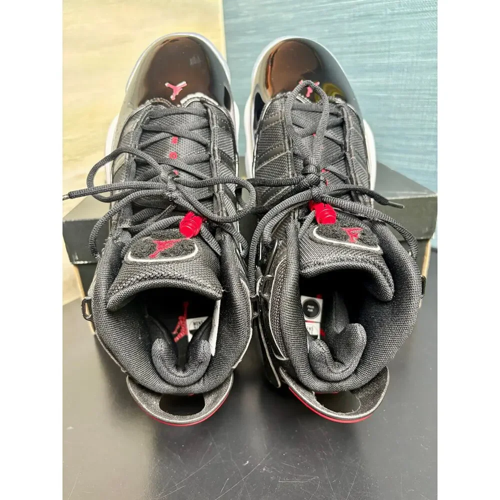 New w/ Box - SZ 8m - Jordan 6 Rings Sneakers - Blk/Gym Red